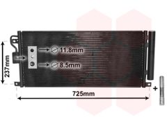 VAN WEZEL 37005638 — Радиатор кондиционера