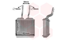 VAN WEZEL 37006197 — Radiator încălzire habitaclu