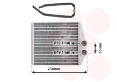 VAN WEZEL 37006355 — Radiator încălzire habitaclu