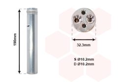 VAN WEZEL 3700D343 — Filtru deshidrator aer condiționat
