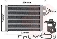 VAN WEZEL 40016700 — Radiator încălzire habitaclu