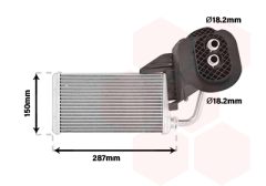 VAN WEZEL 43006457 — Радиатор печки