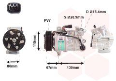 VAN WEZEL 4301K714 — Компрессор кондиционера
