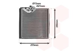 VAN WEZEL 4301V704 — Испаритель кондиционера