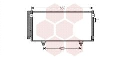 VAN WEZEL 51005077 — Радиатор кондиционера