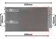 VAN WEZEL 51005102 — Radiator aer condiționat
