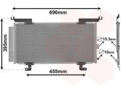 VAN WEZEL 51015701 — Radiator aer condiționat