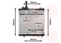 VAN WEZEL 52002113 — Радиатор охлаждения