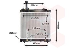 VAN WEZEL 52002114 — Радиатор охлаждения