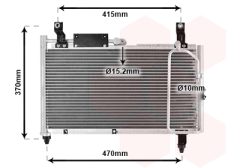 VAN WEZEL 52005067 — Radiator aer condiționat