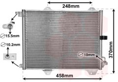 VAN WEZEL 52005088 — Radiator aer condiționat