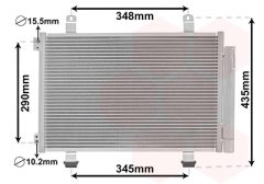 VAN WEZEL 52005116 — Radiator aer condiționat