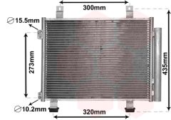 VAN WEZEL 52005117 — Radiator aer condiționat