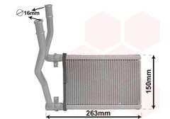 VAN WEZEL 52006146 — Radiator încălzire habitaclu
