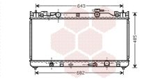 VAN WEZEL 53002282 — Радиатор охлаждения