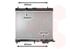 VAN WEZEL 53002498 — Радиатор охлаждения
