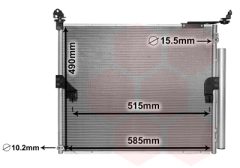 VAN WEZEL 53005655 — Radiator aer condiționat