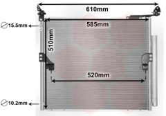 VAN WEZEL 53005677 — Radiator aer condiționat