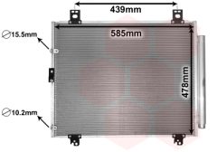 VAN WEZEL 53005690 — Radiator aer condiționat
