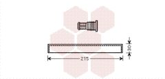 VAN WEZEL 5300D416 — Filtru deshidrator aer condiționat