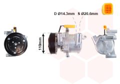 VAN WEZEL 5300K734 — Compresor aer condiționat