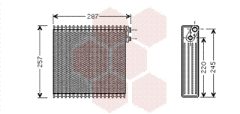 VAN WEZEL 5300V294 — Evaporator aer condiționat