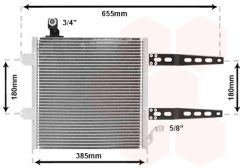 VAN WEZEL 58005150 — Radiator aer condiționat