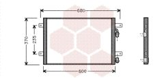 VAN WEZEL 58005153 — Radiator aer condiționat