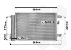 VAN WEZEL 58005183 — Radiator aer condiționat