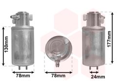 VAN WEZEL 5800D165 — Осушитель кондиционера