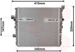 VAN WEZEL 58012718 — Radiator răcire motor