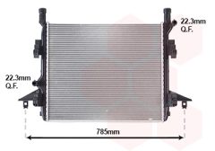 VAN WEZEL 58012736 — Радиатор охлаждения