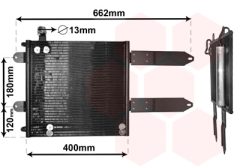 VAN WEZEL 58015178 — Радиатор кондиционера