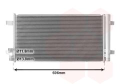 VAN WEZEL 58015707 — Радиатор кондиционера