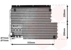 VAN WEZEL 59005078 — Radiator aer condiționat