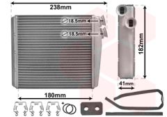 VAN WEZEL 59006163 — Радиатор печки