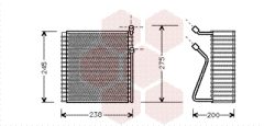 VAN WEZEL 5900V091 — Evaporator aer condiționat