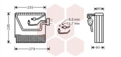 VAN WEZEL 5900V111 — Evaporator aer condiționat