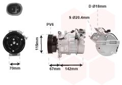 VAN WEZEL 5901K002 — Compresor aer condiționat