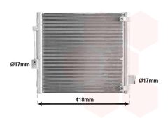 VAN WEZEL 69015702 — Радиатор кондиционера