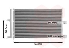VAN WEZEL 69015703 — Радиатор кондиционера