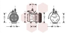 VAN WEZEL 7400K029 — Compresor aer condiționat