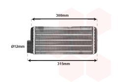 VAN WEZEL 76006017 — Radiator încălzire habitaclu