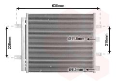 VAN WEZEL 77005051 — Radiator aer condiționat