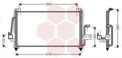 VAN WEZEL 81005040 — Радиатор кондиционера