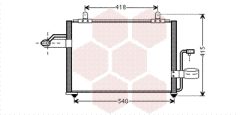 VAN WEZEL 81005084 — Radiator aer condiționat