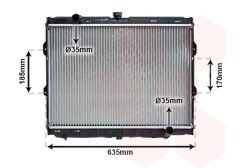 VAN WEZEL 82002108 — Радиатор охлаждения