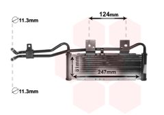VAN WEZEL 82003330 — Масляный радиатор