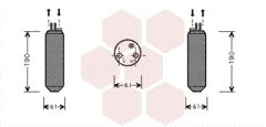 VAN WEZEL 8200D080 — Filtru deshidrator aer condiționat