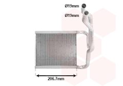 VAN WEZEL 82016704 — Radiator încălzire habitaclu